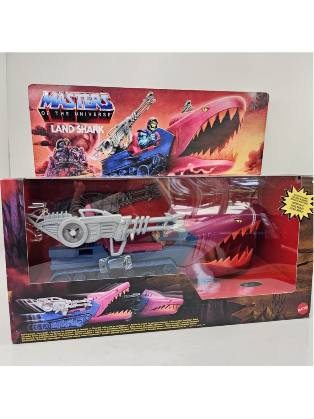 Masters of The Universe Origins LAND SHARK Mattel Skeletor Vehicle MOTU Open Box